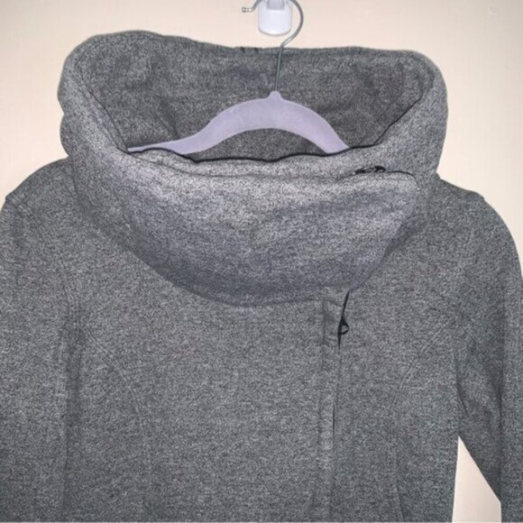 Lululemon Karmacollected Jacket Heathered Speckled Black 4 - Picture 8 of 9